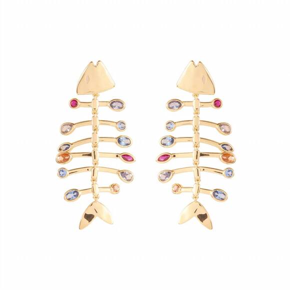 MIGNONNE GAVIGAN Jewelry - NEW MIGNONNE GAVIGAN women's josefina earrings in gold multi